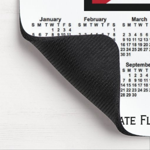 2025 Alabama State Flag Calendar by Janz Mouse Pad Zazzle