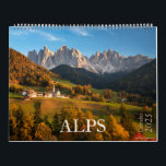 2025 Alps nature & landscape photo Calendar<br><div class="desc">Photography calendar for 2025 with landscape photos of the beautiful nature and majestic mountains of the Alps in Italy,  Switzerland,  Austria,  Germany and Slovenia.</div>