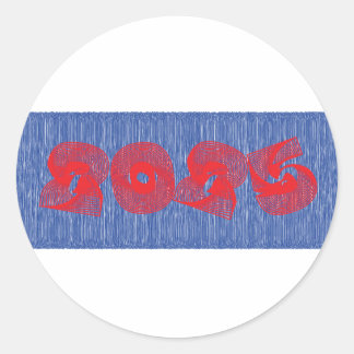 2025 art classic round sticker