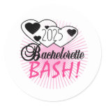 2025 Bachelorette Bash Starburst Classic Round Sticker