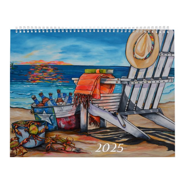 2025 Beachy Artist Series Calendar (Cover)