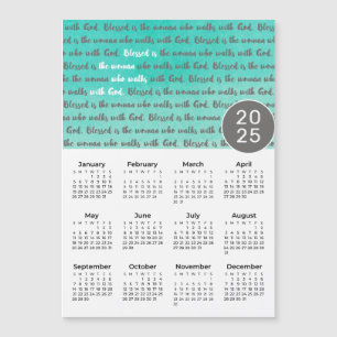 2025 Blessed is the Woman Magnetic Calendar