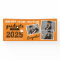 2025 Bold Sketch 3 Photo Collage Graduation Party