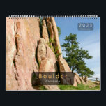 2025 Boulder Colorado Nature Calendar<br><div class="desc">The Boulder calendar showcases a collection of images taken in the parks and open space surrounding the beautiful city of Boulder. Nestled at the base of the Rocky Mountains in Colorado,  the scenery ranges from high mesas to the ever present iconic Flatirons.</div>