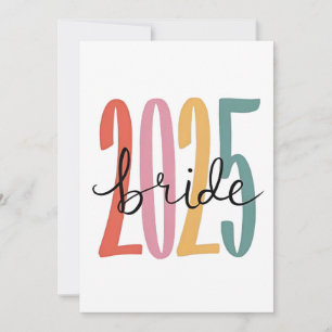 2025 bride Wedding Announcement Marriage
