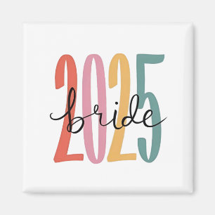2025 bride Wedding Announcement Marriage Magnet