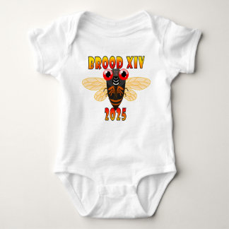 2025 Brood XIV Cicadas One-Piece outfit, version 2 Baby Bodysuit