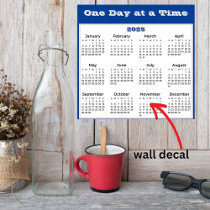2025 Calendar 12x12 Personalize Wall Decal