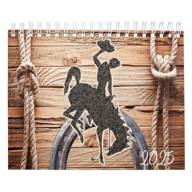 2025 Calendar Cowboy Country Men  (Cover)