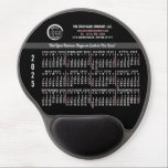 2025 Calendar Custom Business Logo Name Red Black Gel Mouse Pad<br><div class="desc">These professional-looking 2025 calendar gel mousepads are perfect for your company office branding. They have large, easy-to-read, bold numbers in white and light red on black. Above that, brand your business with your corporate logo, business name, website, phone, address, and a slogan. Keep the date and all your company information...</div>