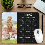 2025 Calendar Custom Photo Modern Family 12 Month Mouse Pad<br><div class="desc">Introducing the 2025 Modern Family Mousepad Calendar! This versatile desk accessory seamlessly combines functionality with style, perfect for any home office or workspace. Featuring a sleek, simple design, this mousepad includes a convenient calendar for easy reference throughout the year. What sets this mousepad apart is the customizable photo feature, allowing...</div>