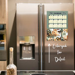 2025 Calendar Family Photoshoot Green Magnet<br><div class="desc">Celebrate the new year with the 2025 Calendar Family Photoshoot Green Magnet. This stylish fridge magnet calendar features a muted green background and space for 5 personal photos, making it the perfect blend of function and personalization. With easy-to-read dates and ample room for your favorite family memories, this photo magnet...</div>