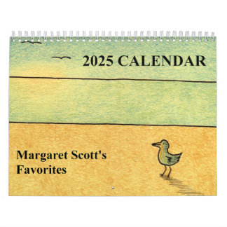 2025 calendar featuring original art.