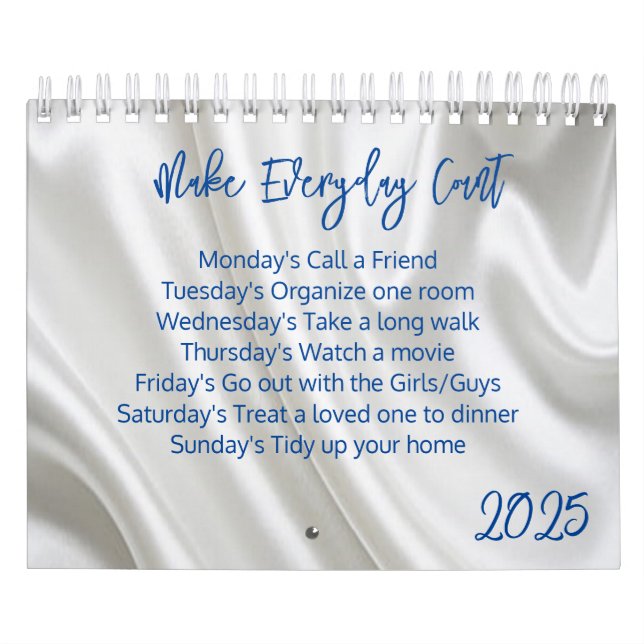 2025 Calendar Floral Make Everyday Count  (Cover)