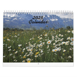 2025 Calendar Flowers filed