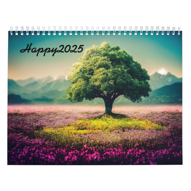 2025 calendar Flowers filed 3 (Cover)