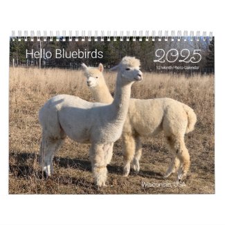 2025 Calendar - Hello Bluebirds Farm Photos