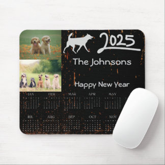 2025 Calendar Magnet Pet Dog Kid Custom Photo Mouse Pad