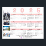 2025 Calendar Photo Christmas New Year Corporate Poster<br><div class="desc">2025 Calendar Photo Christmas New Year Corporate Poster . Perfect for sending it to colleagues , co-workers or business clients .This elegant Christmas Note Card has "MERRY CHRISTMAS AND HAPPY NEW YEAR " written in a pretty font along with the Company Name and company logo and the design also includes...</div>