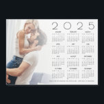 2025 Calendar Photo Overlay Newlywed Wedding Favor<br><div class="desc">2025 Calendar Photo Overlay Newlywed Wedding Favor Card. An idea for a wedding favor for christmas wedding couples, with this 2025 calendar gift for your guests personalised with your favorite photo! Simply swap in your photo with the sample image and personalise your thank you message along the bottom. Your photo...</div>