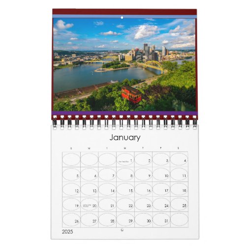 2025 Calendar Photos of Pittsburgh _ Personalize