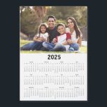 2025 Calendar Simple Photo Yearly View<br><div class="desc">This design may be personalized in the area provided by changing the photo and/or text. Or it can be customized by clicking Personalize this Template and then choosing the click to customize further option and delete or change the color of the background, add text, change the text color or style,...</div>