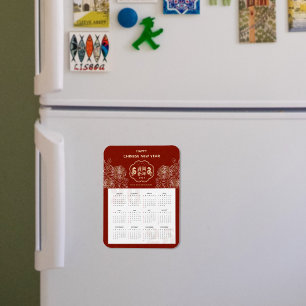 2025 Calendar Snake Chinese New Year Magnet