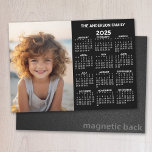 2025 Calendar - Vertical Photo Basic Black White<br><div class="desc">Add one vertical photo to this standard 2025 calendar. The calendar is in black and white.
A very useful item for school or home office. A standard look for your home office or school locker. This shows a full year view of all dates.</div>