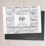 2025 Calendar with logo Contact Information Magnet<br><div class="desc">Add a logo with a 2025 calendar and room to add a few lines of text. The calendar surrounds your business branding. A fun item for the New Year to use as a company giveaway. You can change colors in the advanced design area. A standard look for your home office...</div>