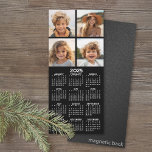 2025 Calendar with Photo Collage<br><div class="desc">Add 4 pictures to this fun full year calendar - perfect to use in your kitchen or home office. A minimal,  basic 12 month calendar with a solid color background.</div>