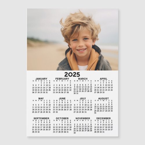 2025 Calendar with Photo _ Full Year View