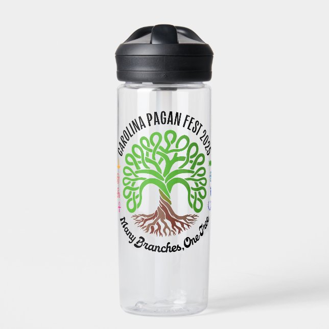 2025 Carolina Pagan Fest Camelbak Water Bottle (Front)