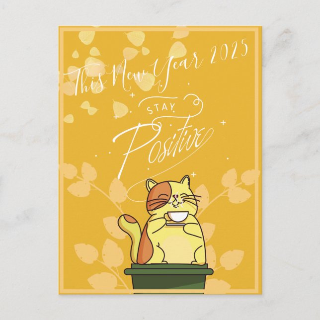 2025 Cat Calendar Postcard (Front)