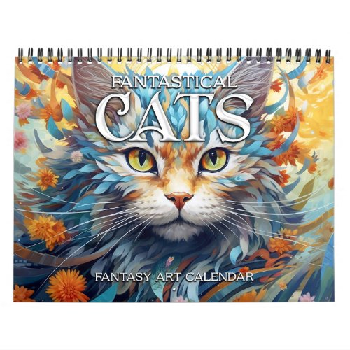 2025 Cats Whimsical Fantasy Art Calendar