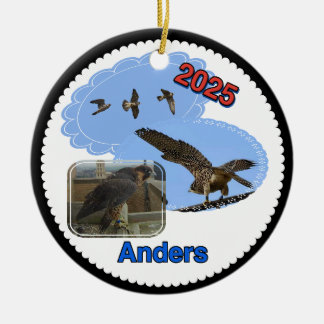 2025 Ceramic Circle Ornament Anders
