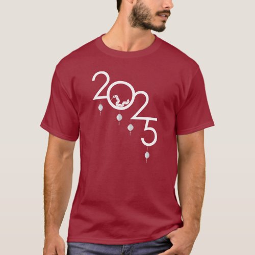 2025 Chinese New Year Origami Snake T_Shirt