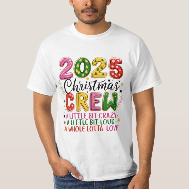 2025 Christmas Crew T-Shirt (Front)