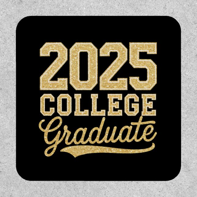 2025 College Graduate Graduation Senior School Patch (Front)