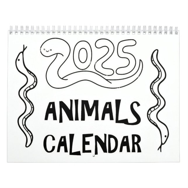 2025 Coloring Calendar (Cover)
