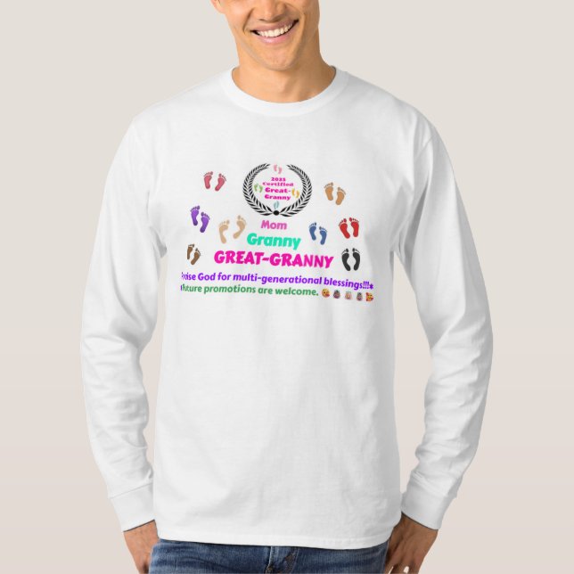 2025 Commemorative Great-Granny tee. T-Shirt (Front)