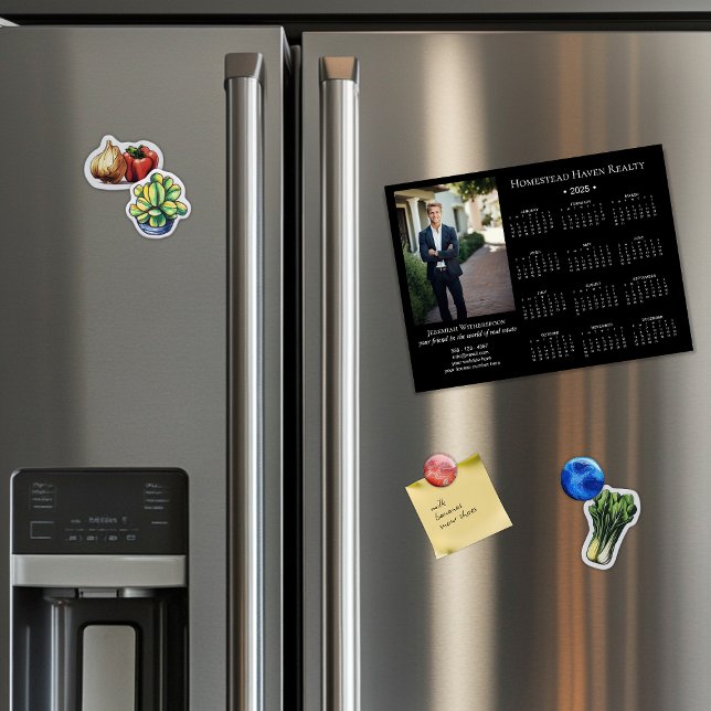 2025 Corporate Magnetic Photo Calendar - Black (Creator Uploaded)