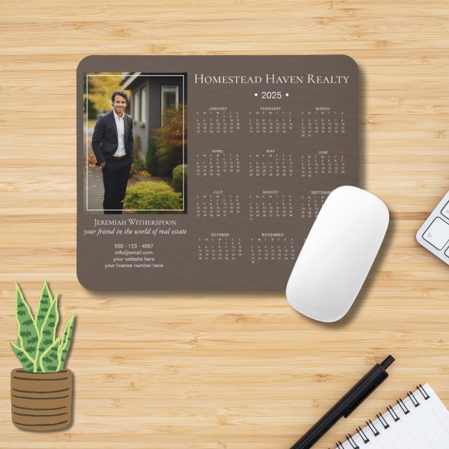 2025 Corporate Photo Calendar - Brown Mouse Pad (Creator Uploaded)