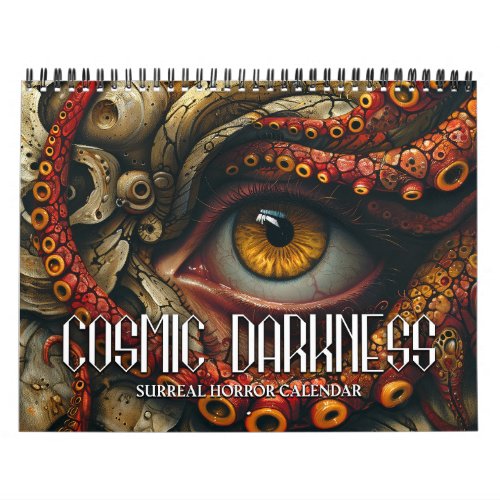 2025 Cosmic Darkness 3 Surreal Horror Calendar