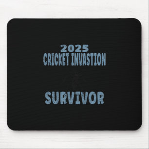 2025 Cricket Invasion Survivor Black Field Cricket Mouse Pad