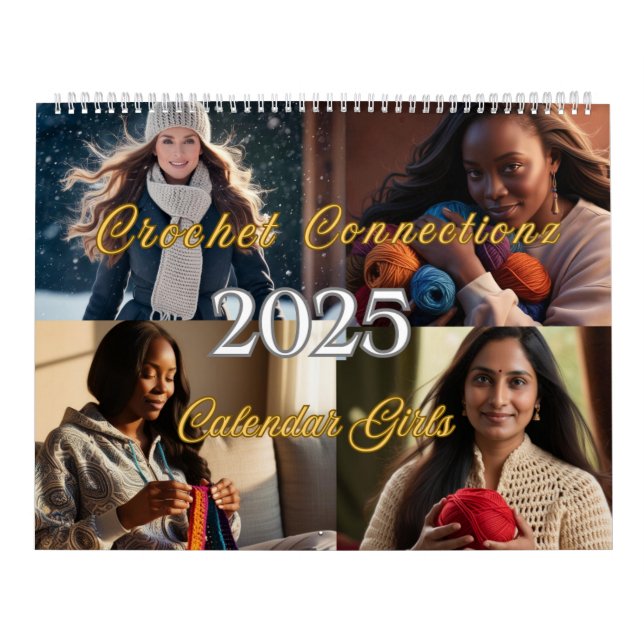 2025 Crochet Calendar Girls (Cover)