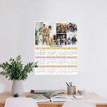 2025 Custom Family Collage Photo Calendar Poster<br><div class="desc">Introducing our 5 Family Collage Photo Calendar—a perfect blend of personalization and practicality. This large-format calendar features space for five of your favorite family photos, creating a beautiful collage that celebrates your most cherished moments throughout the year. With a sleek design and high-quality printing, it not only keeps you organized...</div>