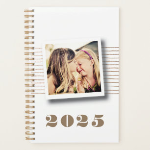 2025 Custom Personalized Photo Diary Planner