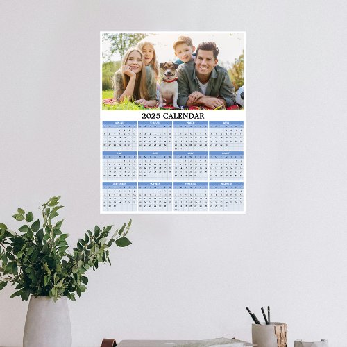 2025 Custom Photo Calendar Poster