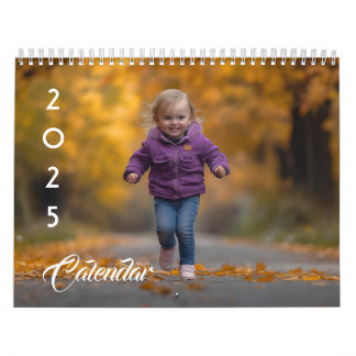 2025 Custom Photo Editable Text Calendar