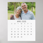 2025 CYO PHOTO DESK CALENDAR 5x7 APRIL WITH OUT  Holder<br><div class="desc">2025 PERSONALIZED PHOTO CALENDAR 5x7 APRIL -- PART OF A SET FOR 2025. This special Calendar comes as a set of twelve 5x7" prints - one showcasing each month. For each month you simply replace the existing photo with one of your own printed on custom Giclee photo prints! Add an...</div>